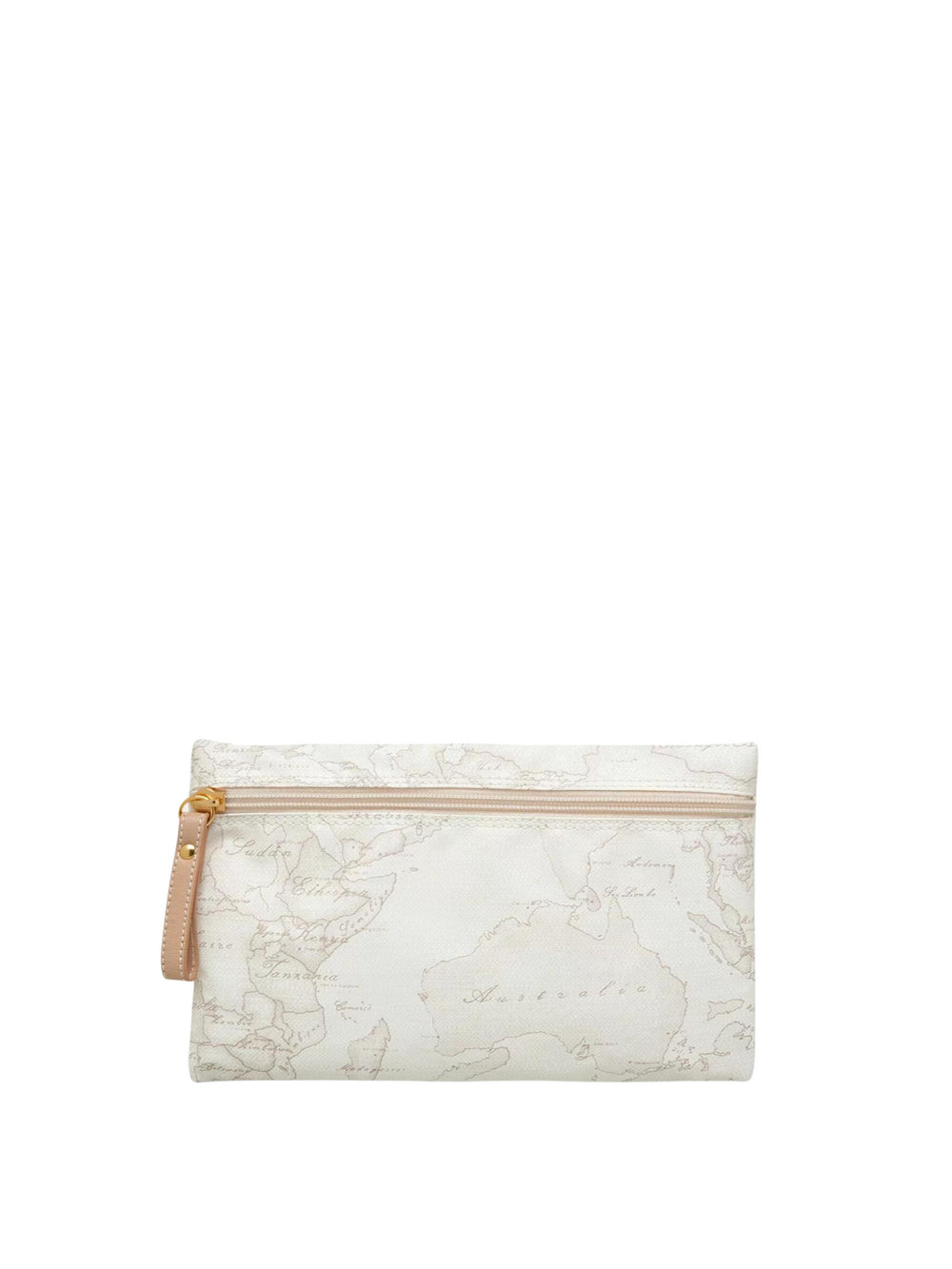 Alviero Martini Pochette Unisex Piccola Stampa Geo Soft White