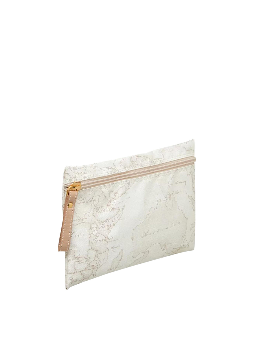Alviero Martini Pochette Unisex Grande Stampa Geo Soft White