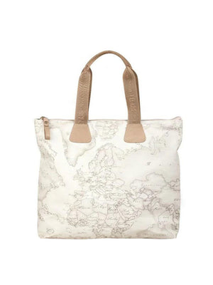 Alviero Martini Borsa Shopper Geo Classic Bianco