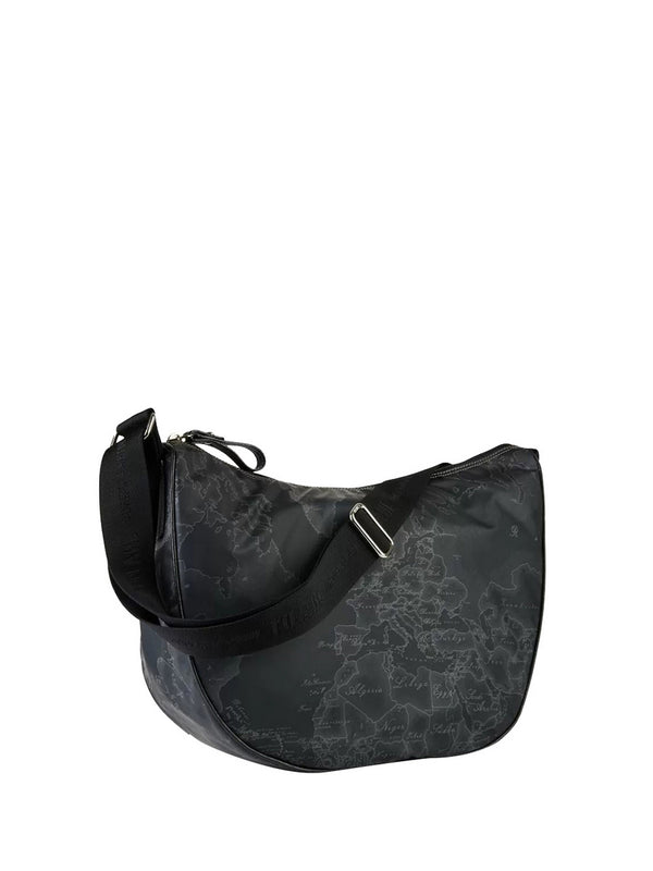 Alviero Martini Borsa Grande A Tracolla A Mezzaluna Nero