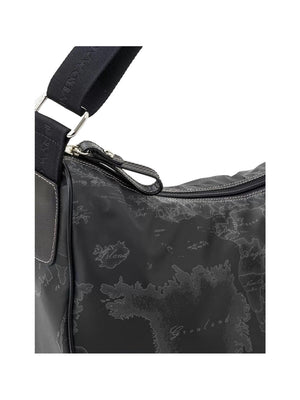 Alviero Martini Borsa Grande A Tracolla A Mezzaluna Nero