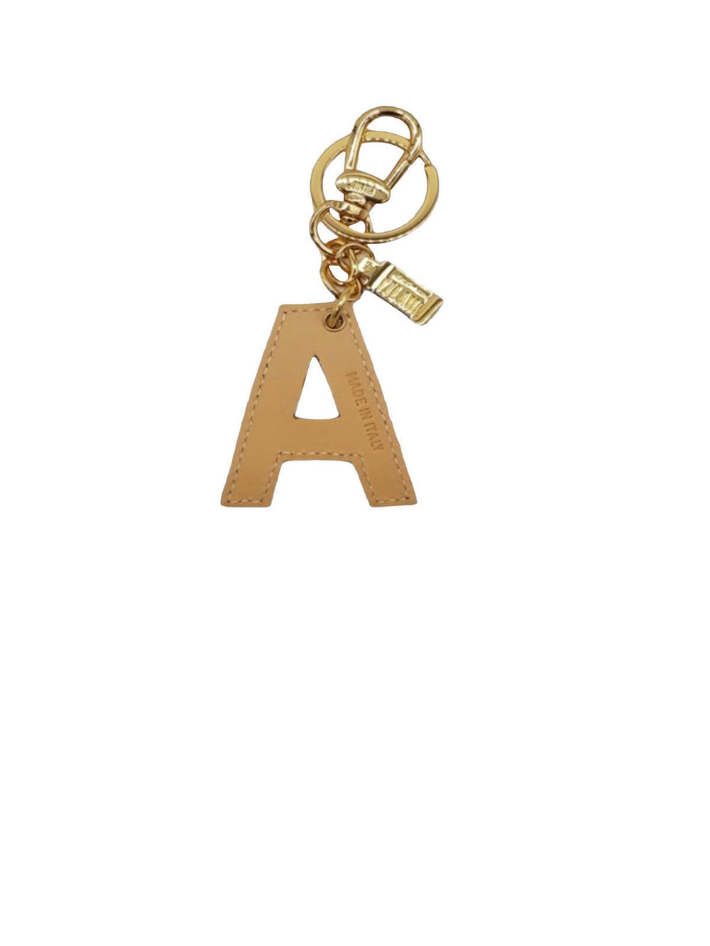 Alviero Martini Portachiavi Unisex Lettera A Stampa Geo Bianco