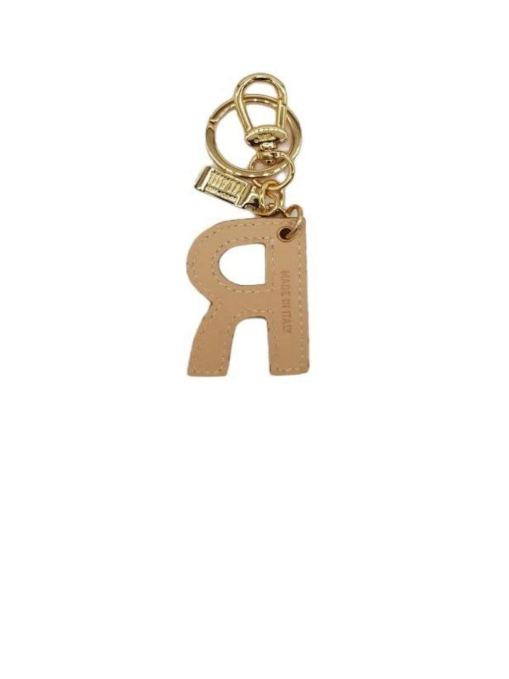 Alviero Martini Portachiavi Unisex Lettera Stampa Geo White