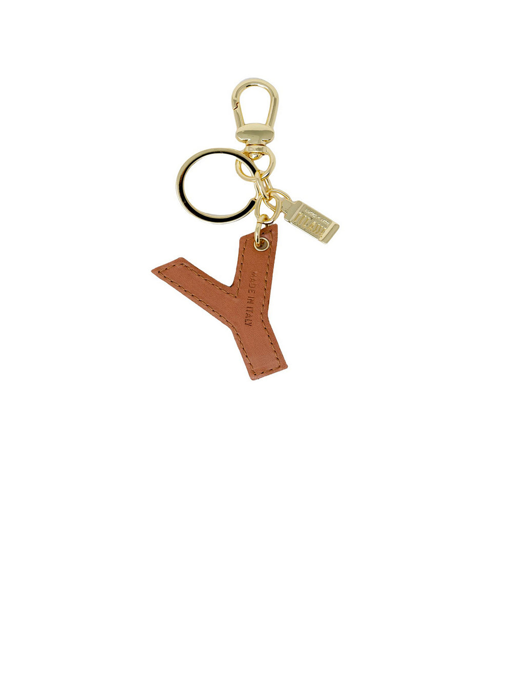 Alviero Martini Portachiavi Unisex Naturale in ecopelle con lettera