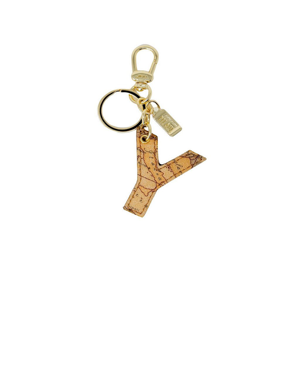 Alviero Martini Portachiavi Unisex Naturale in ecopelle con lettera