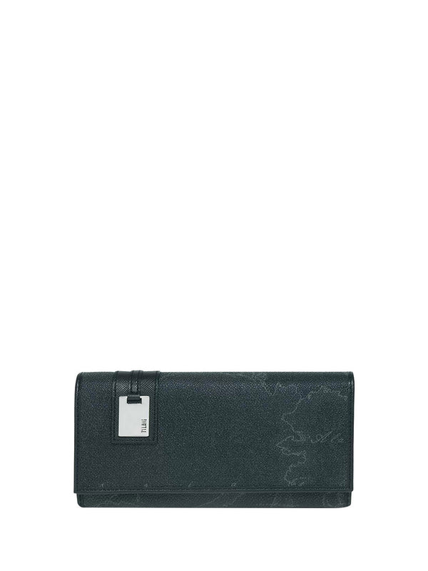 Alviero Martini Portafoglio Donna Geo Black Grande Nero