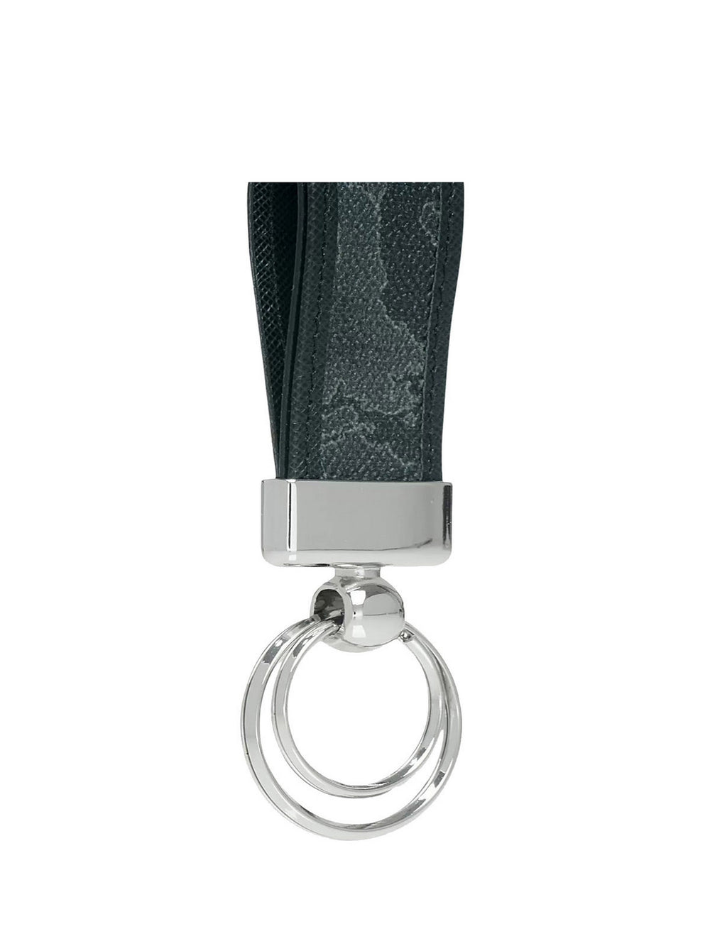 Alviero Martini Portachiavi Donna Geo Black Con Anelli Nero