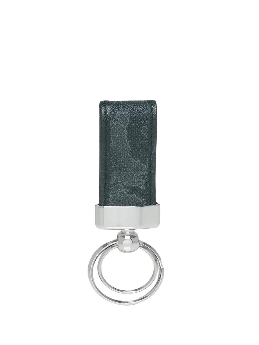 Alviero Martini Portachiavi Donna Geo Black Con Anelli Nero