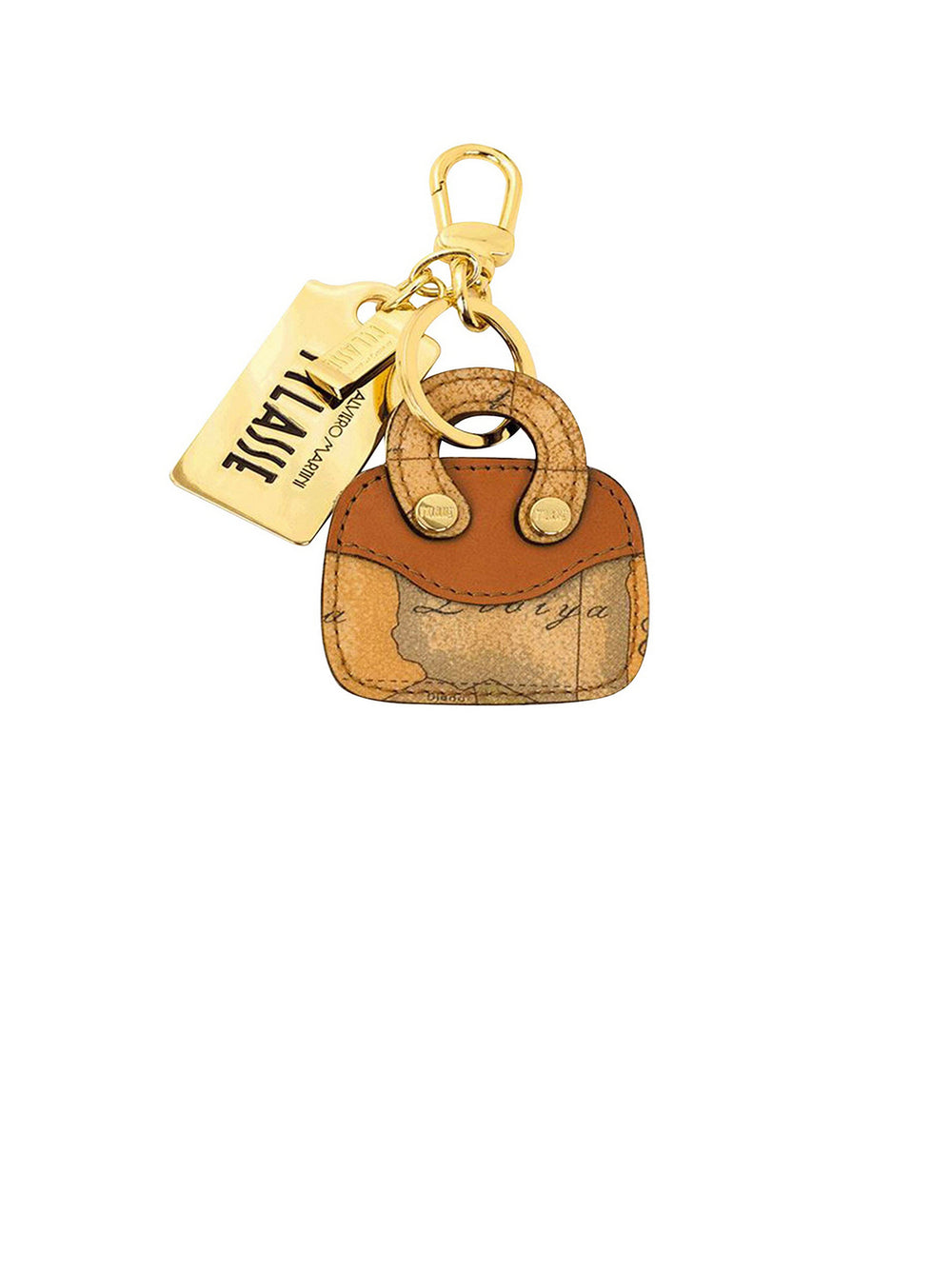 Alviero Martini Portachiavi Unisex A Borsetta Stampa Geo Naturale