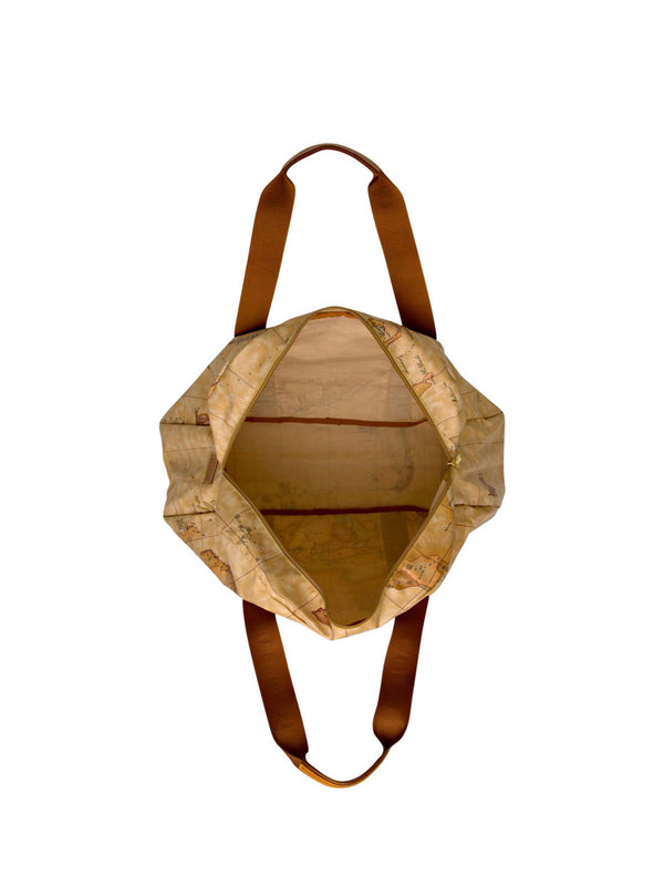 Alviero Martini Borsone Unisex Viaggio Motivo Geo Classic Naturale