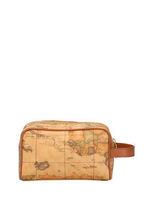 Alviero Martini Pochette Logo Frontale Naturale