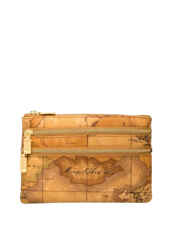 Alviero Martini Pochette Portatutto A 3 Zip Alviero Martini - Naturale
