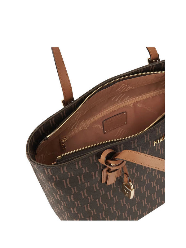 Alviero Martini Borsa Shopper Media Monogram Marrone