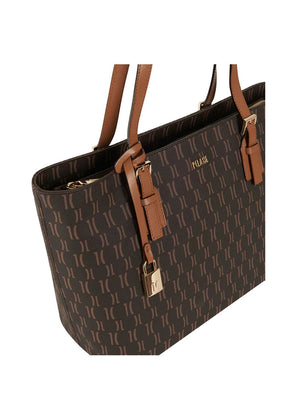 Alviero Martini Borsa Shopper Media Monogram Marrone