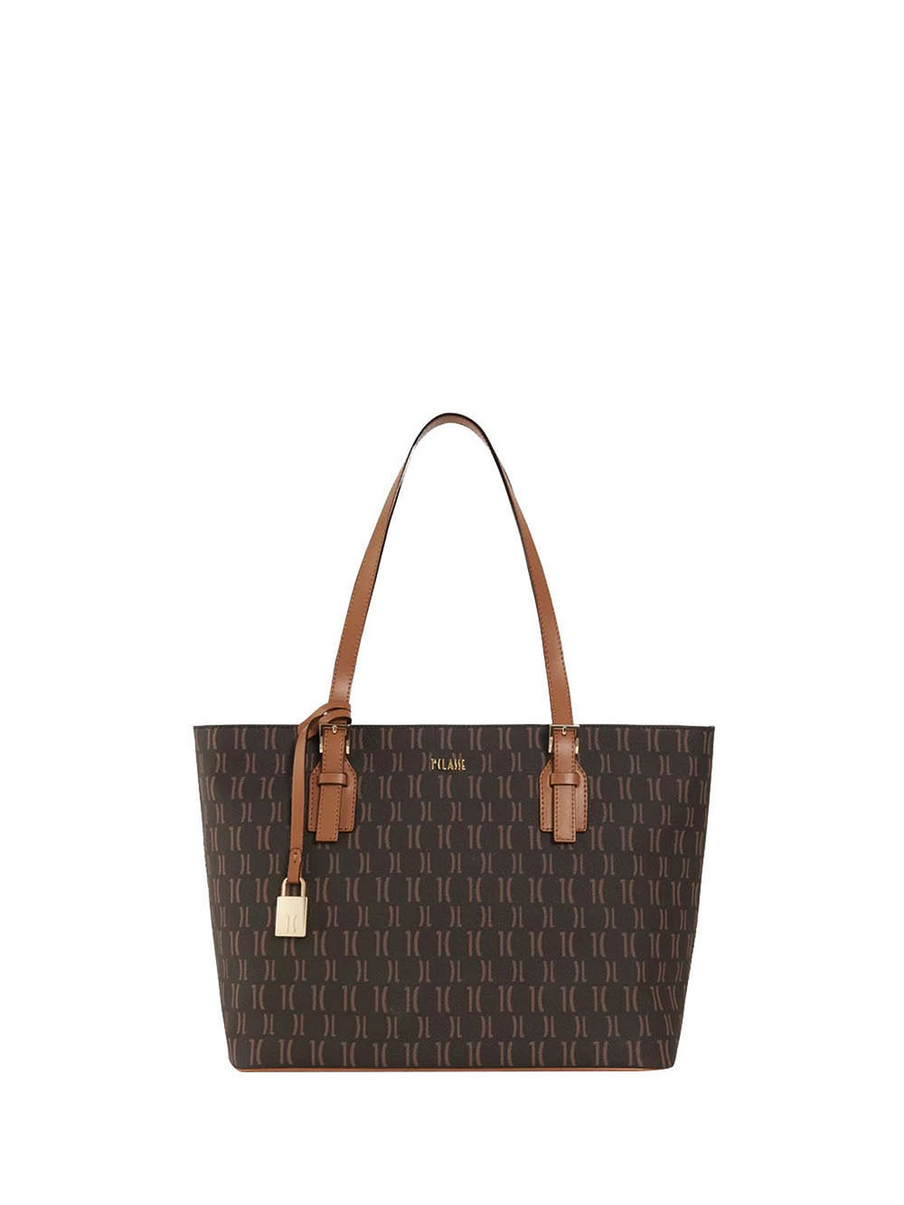 Alviero Martini Borsa Shopper Media Monogram Marrone