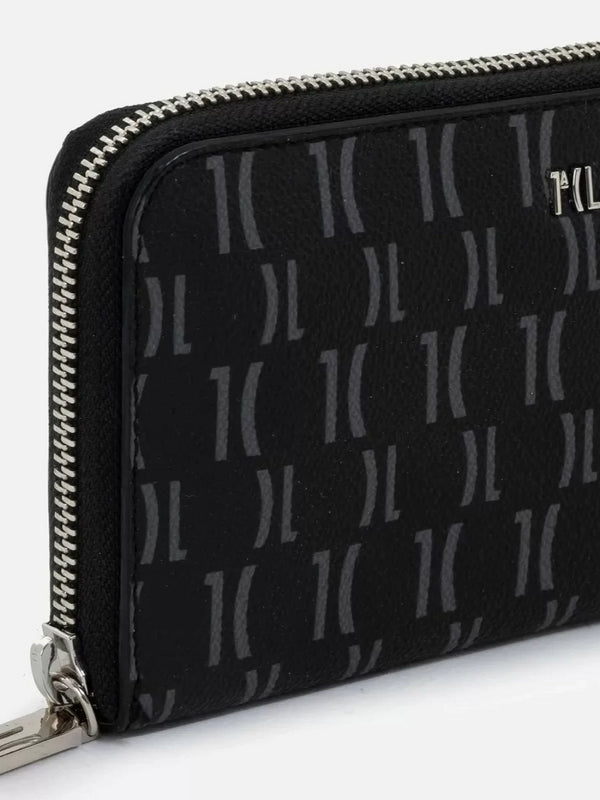Alviero Martini Portafoglio Monogram In Pelle Nero