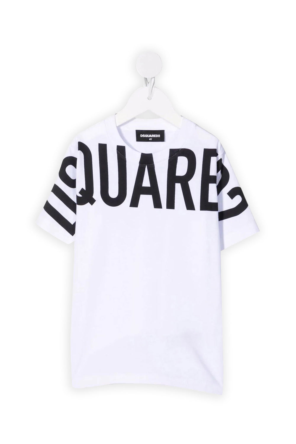 DSQUARED T-Shirt Maxi Logo Bianco