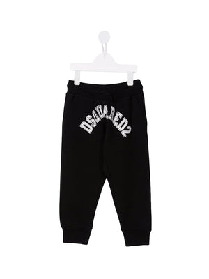 DSQUARED Pantalone Con Logo Nero
