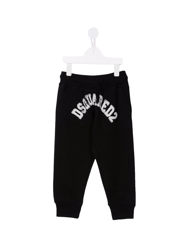 DSQUARED Pantalone Con Logo Nero