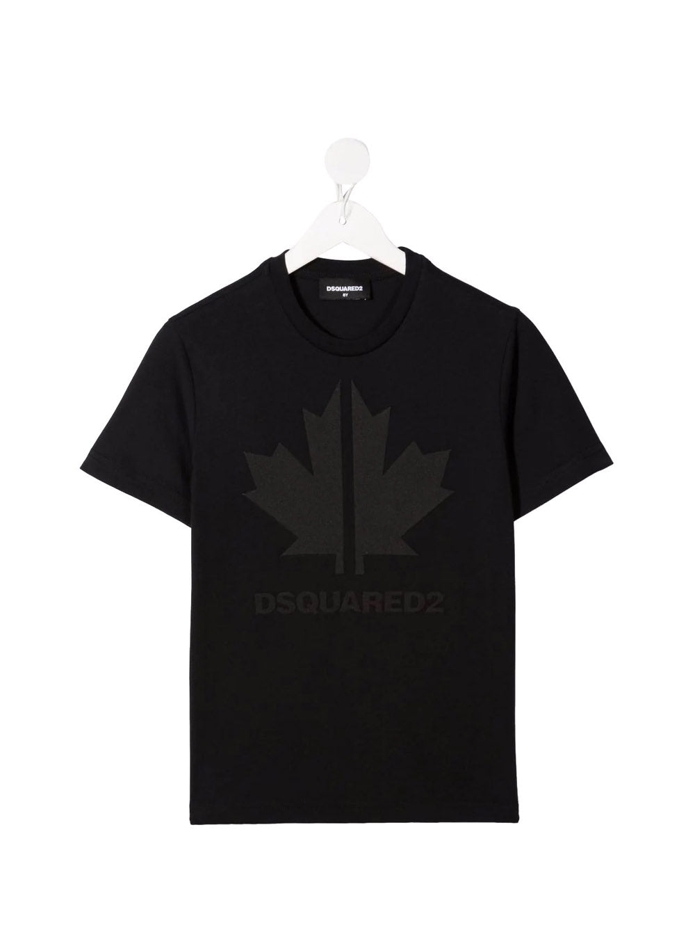 DSQUARED T-Shirt Logo Frontale Nero