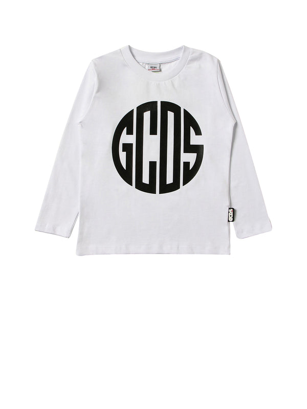 GCDS T-Shirt Con Logo Bianco