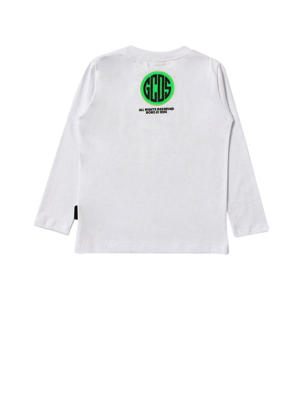GCDS T-Shirt Con Logo Bianco