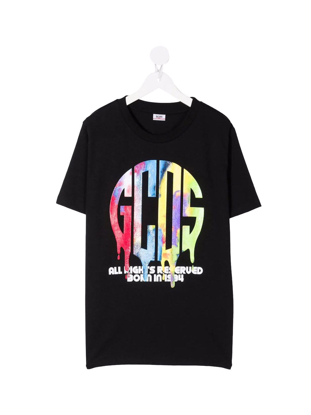 GCDS T-Shirt Maxi Logo Nero
