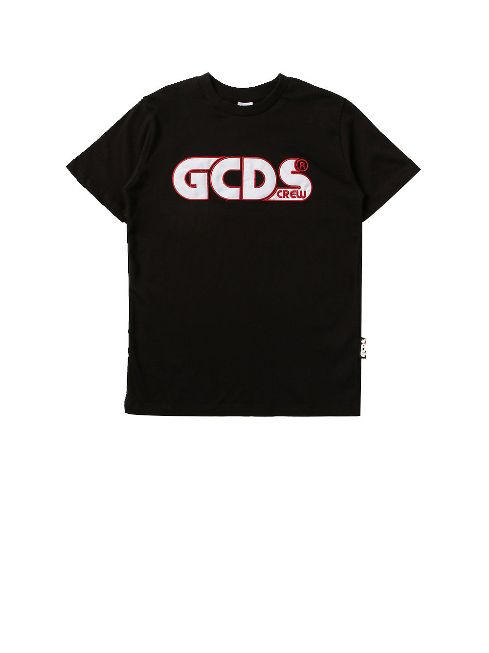 GCDS T-Shirt Logo Frontale Nero