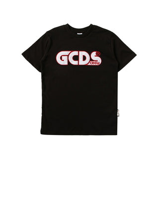 GCDS T-Shirt Logo Frontale Nero