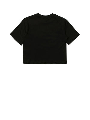 MSGM T-Shirt Corta Logo Nero