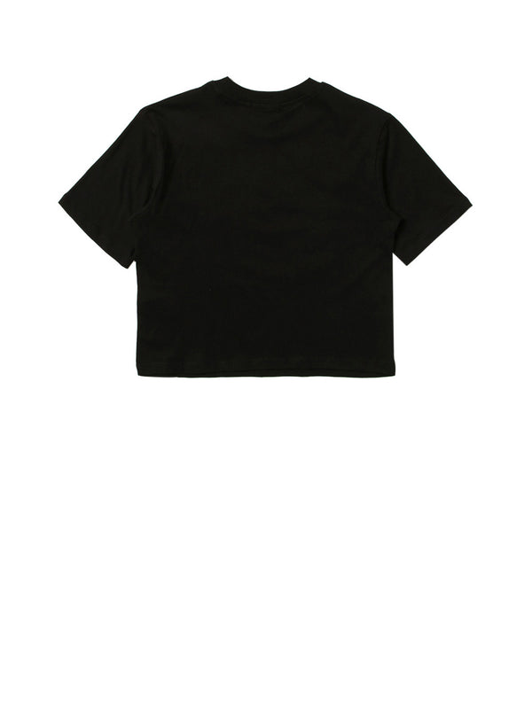 MSGM T-Shirt Corta Logo Nero