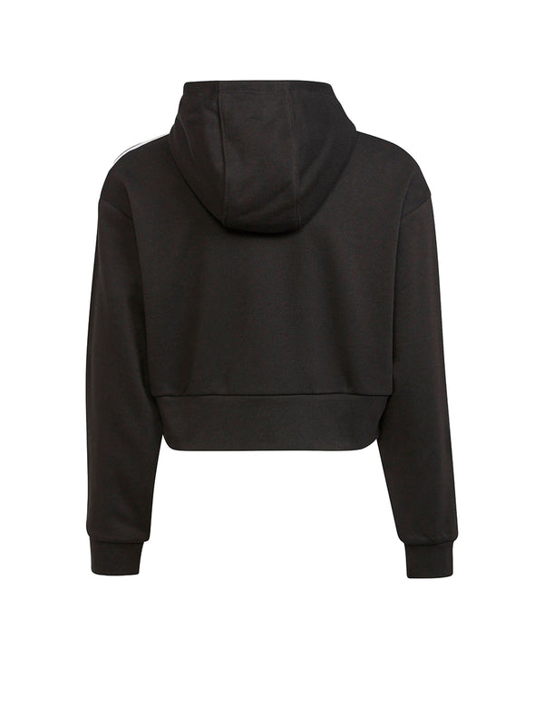 ADIDAS Felpa Hoodie Adicolor Cropped Nero
