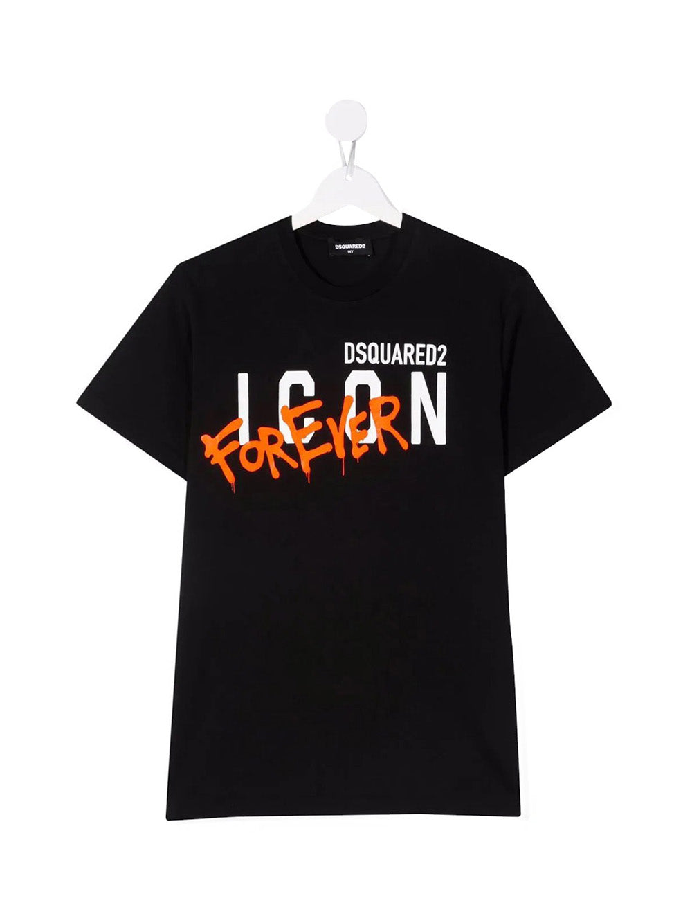 DSQUARED T-Shirt Con Stampa Logo Nero