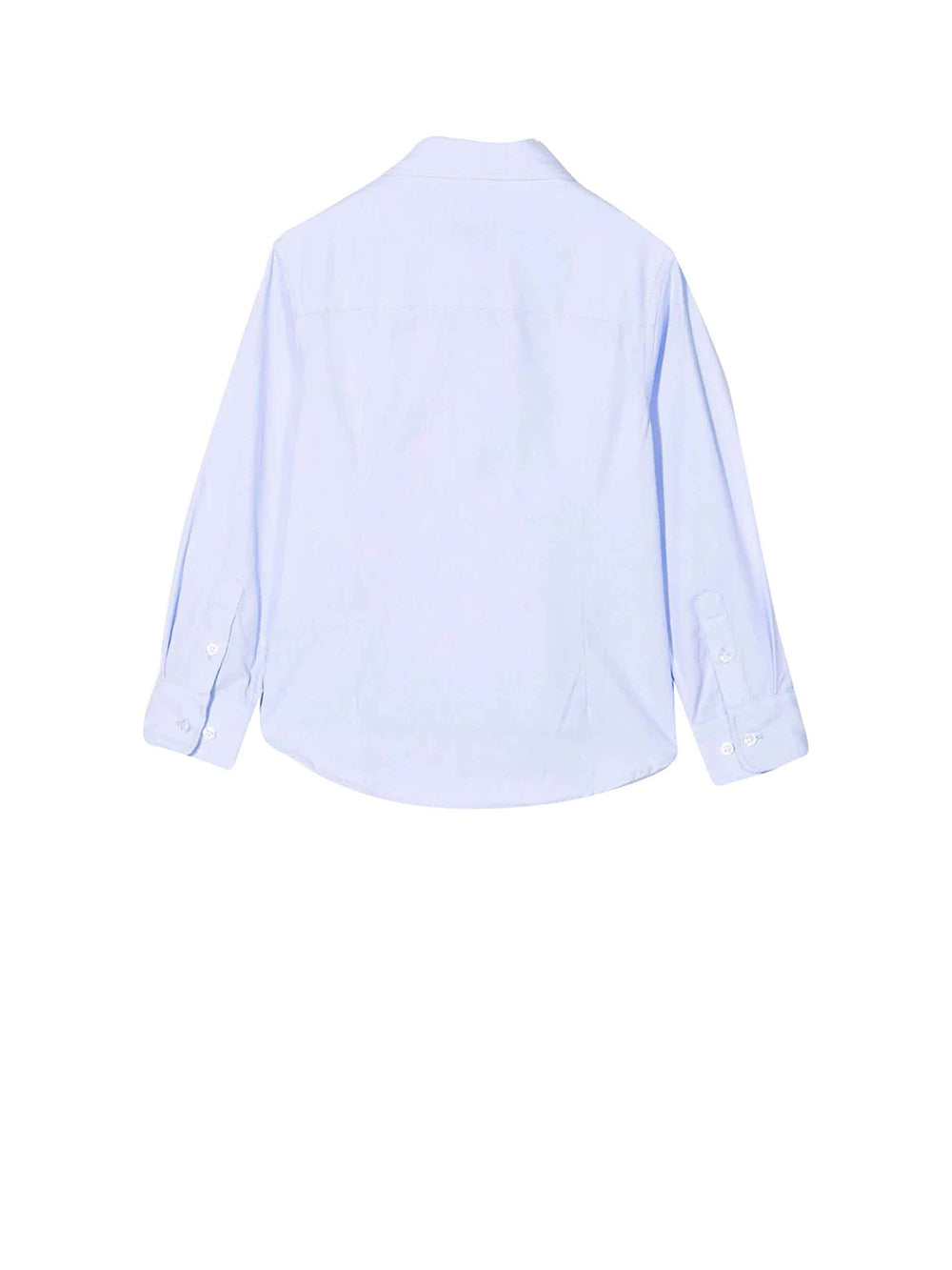 FAY Camicia Logo Sul Petto Azzurro