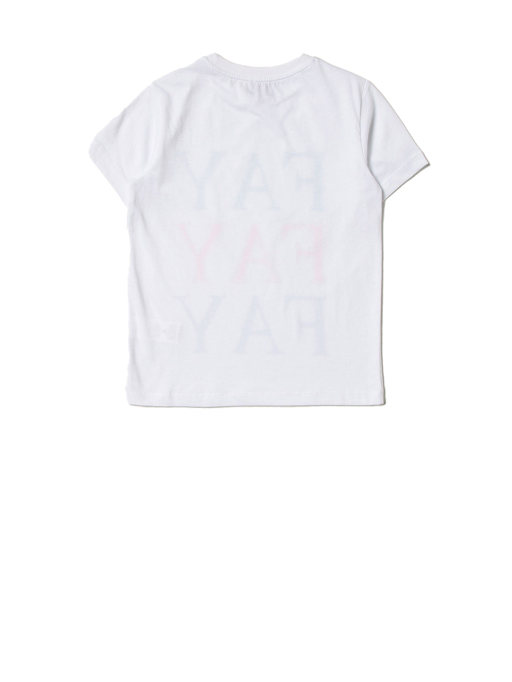 FAY T-Shirt Logo Frontale Bianco
