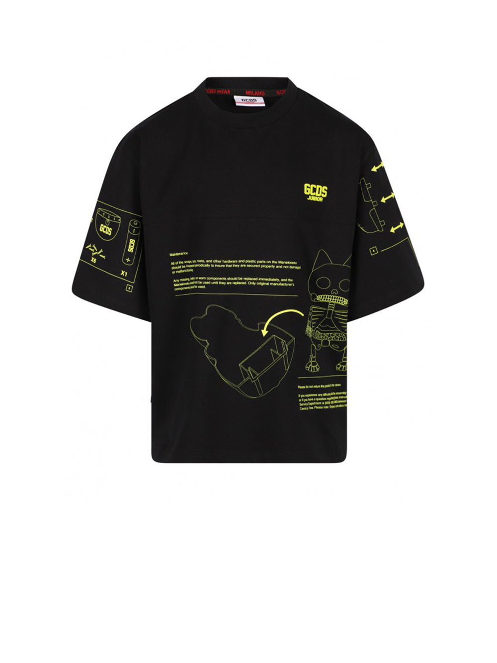 T-Shirt Con Stampa Logo Nera