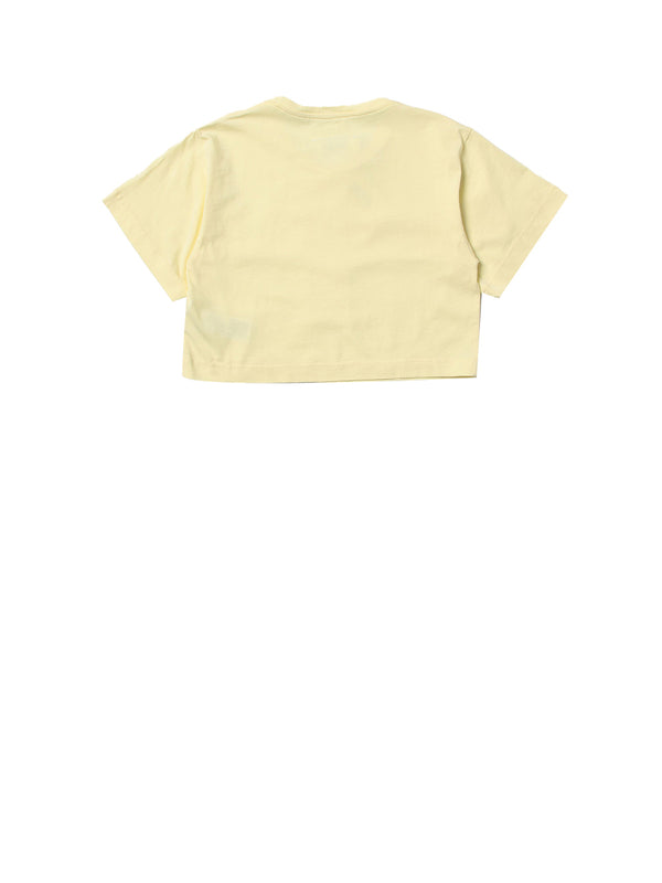 MAISON MARGIELA T-Shirt Logo Frontale Giallo