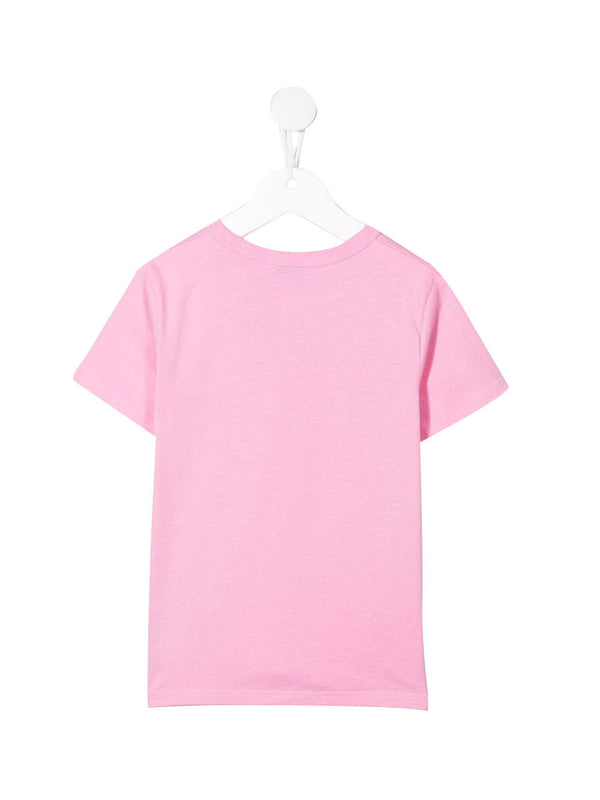 MARC JACOBS T-Shirt Logo Frontale Rosa