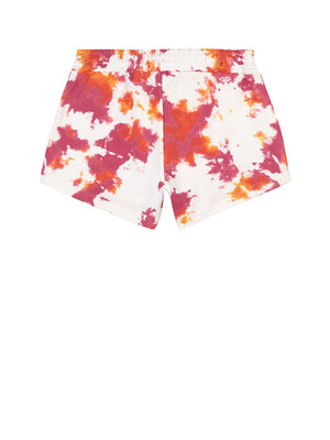 MSGM Pantaloncini Con Logo Multicolor