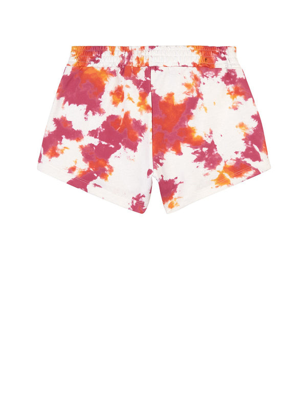 MSGM Pantaloncini Con Logo Multicolor