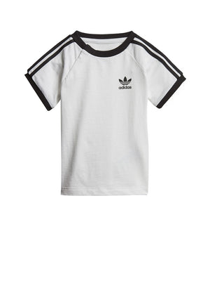 ADIDAS T-Shirt 3-Stripes Bianco/Nero