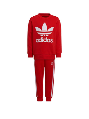 ADIDAS Tuta Bambino con girocollo a coste