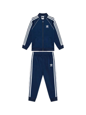 ADIDAS Tuta Bambino con vita elasticizzata e felpa con chiusura zip