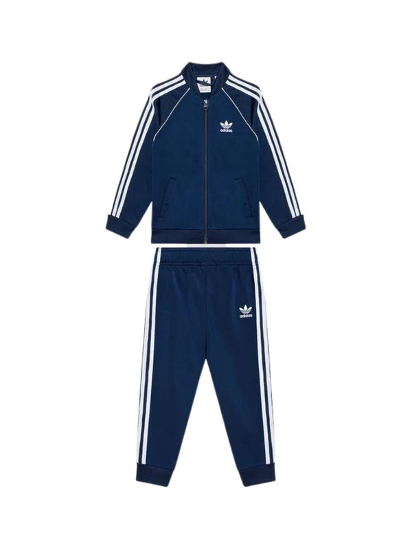 ADIDAS Tuta Bambino con vita elasticizzata e felpa con chiusura zip