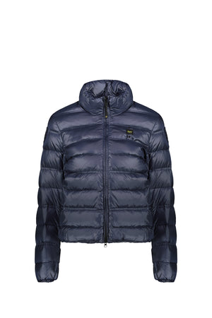 BLAUER Piumino Imbottito Effetto Lucido Blu