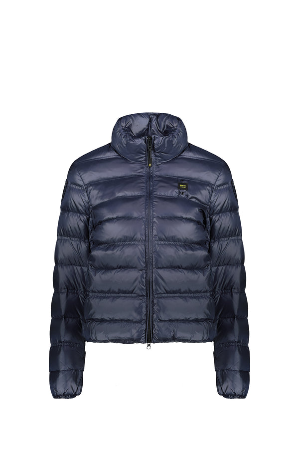 BLAUER Piumino Imbottito Effetto Lucido Blu