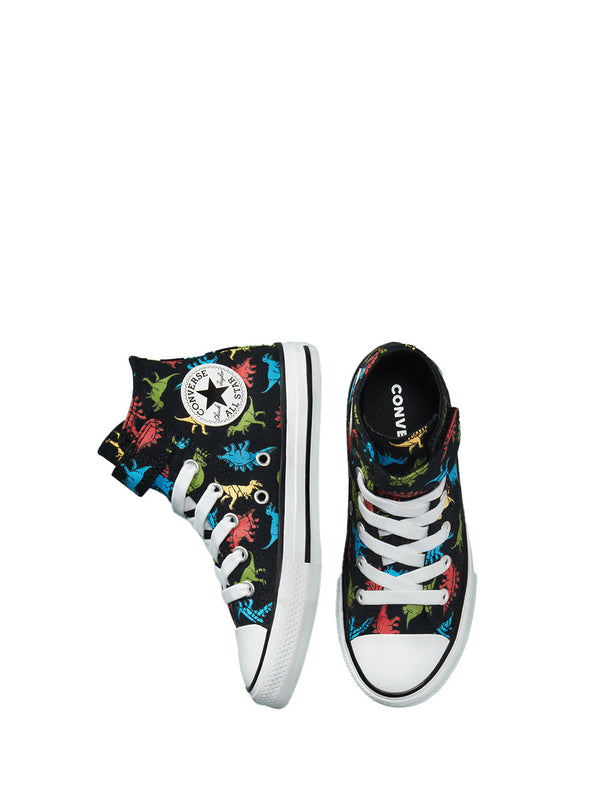 CONVERSE Sneakers Chuck Taylor All Star Easy-on Dinosaurs Nero