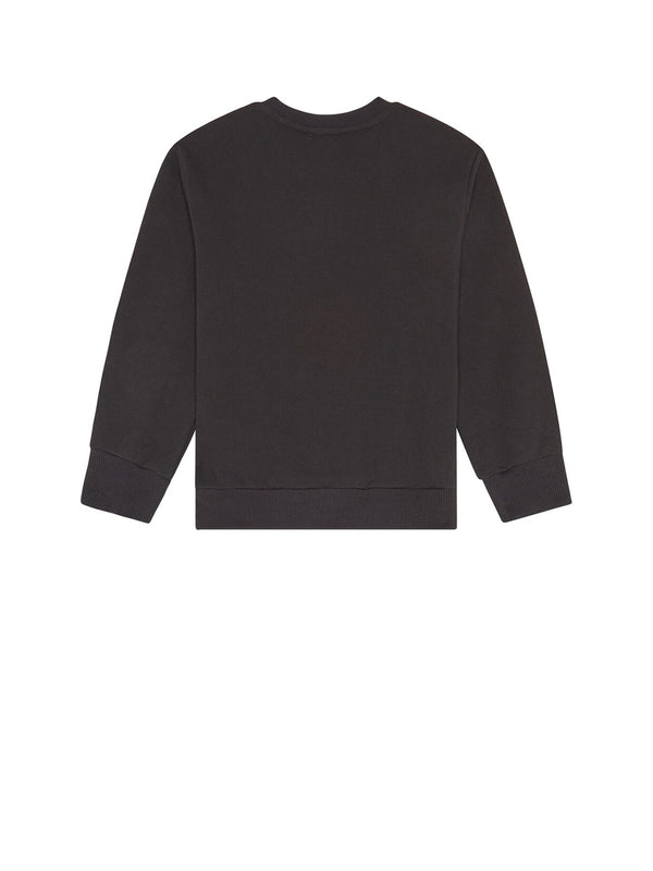 DIESEL Felpa Screwdivision Logox Over Nero