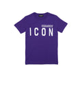 DSQUARED ICON T-shirt Bambino in cotone con stampa logo