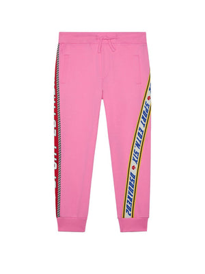 DSQUARED SPORT Pantalone Bambino Unisex di tuta con fasce colorate